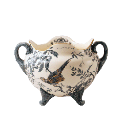 Bernard vasque - Vincennes or - H 23 cm - Ø 30,5 cm 